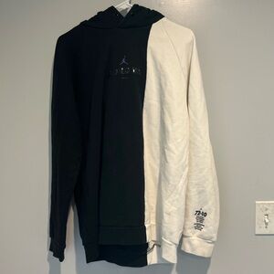 Jordan Black and White Hoodie